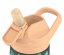 Pítko se silikonovým náustkem Cool Bottles Kiddie Cap 350 ml apricot