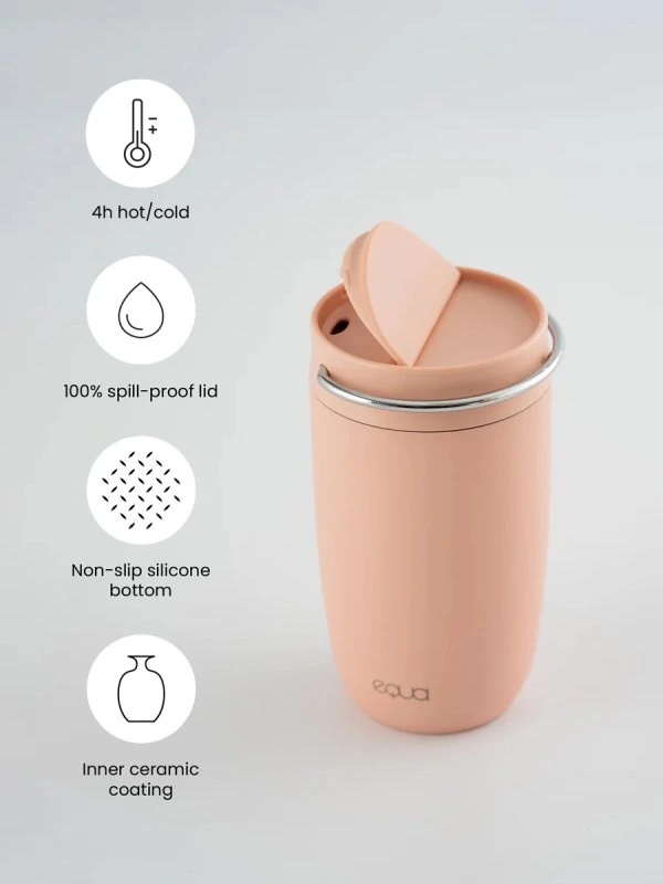 Termohrnek Equa Pure Cup Rosé 300 ml
