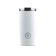 Termohrnček z nehrdzavejúcej ocele COOL BOTTLES Mono White trojvrstvový 550ml