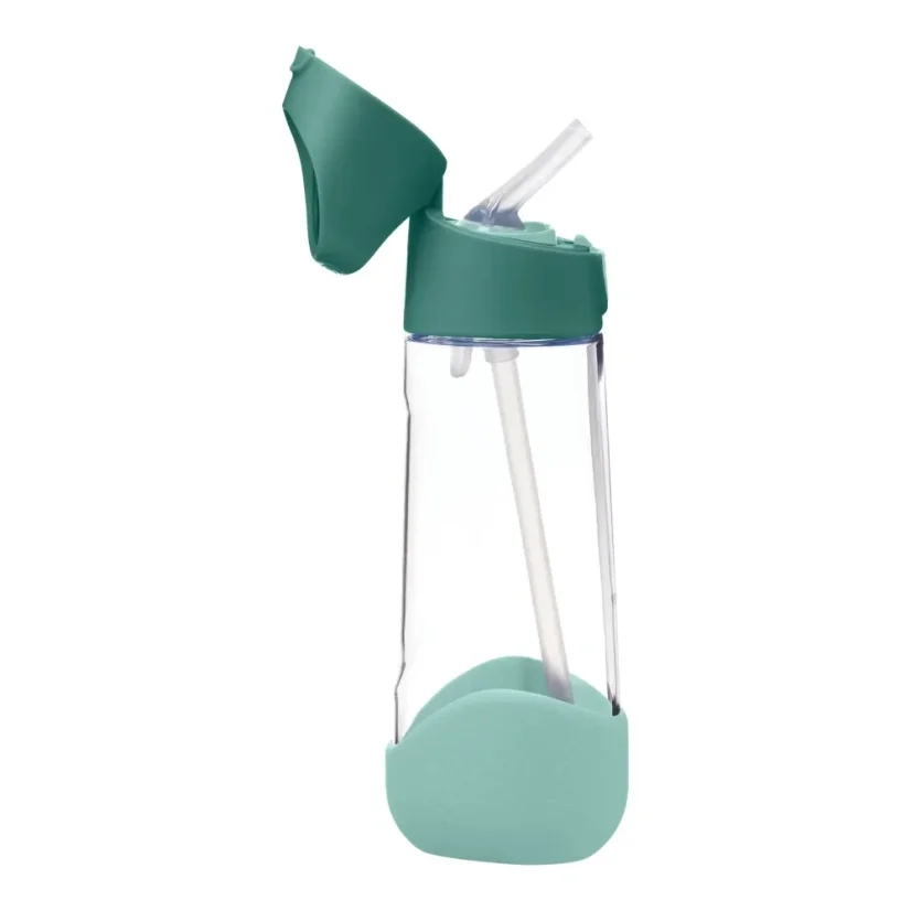 B.Box láhev na pití s brčkem 600 ml – Emerald Forest
