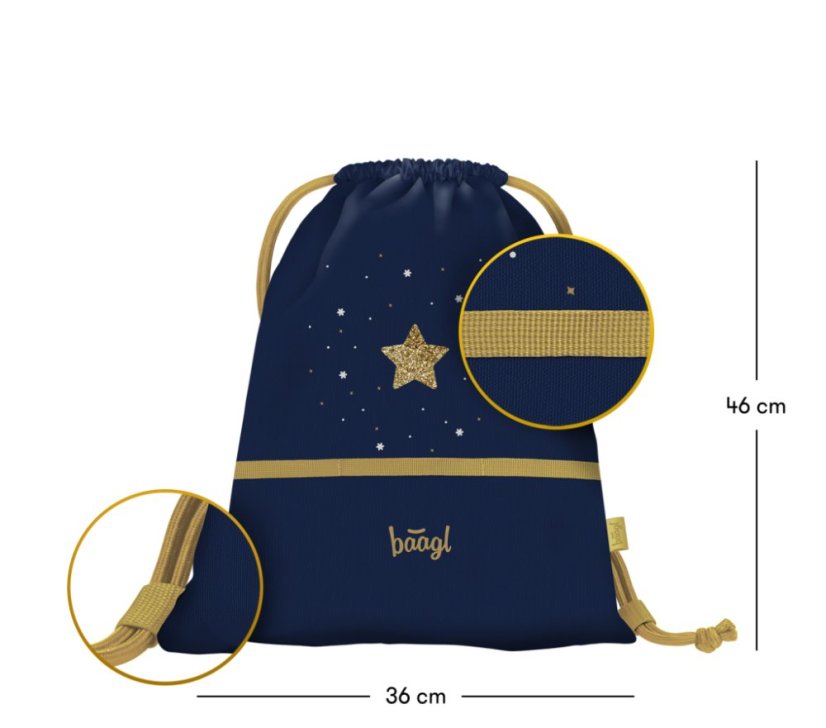 BAAGL Sáček Unicorn Gold - Baagl
