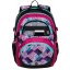 Školní batoh BAGMASTER THEORY 20 A PINK/TURQUOISE/WHITE