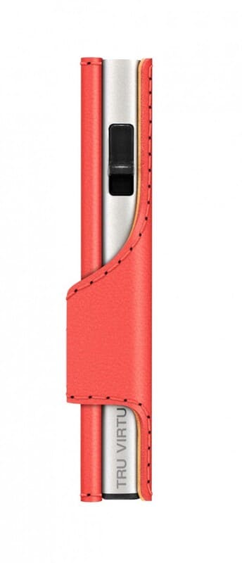 Vegan Bio Apple peněženka TRU VIRTU CLICK & SLIDE - Coral