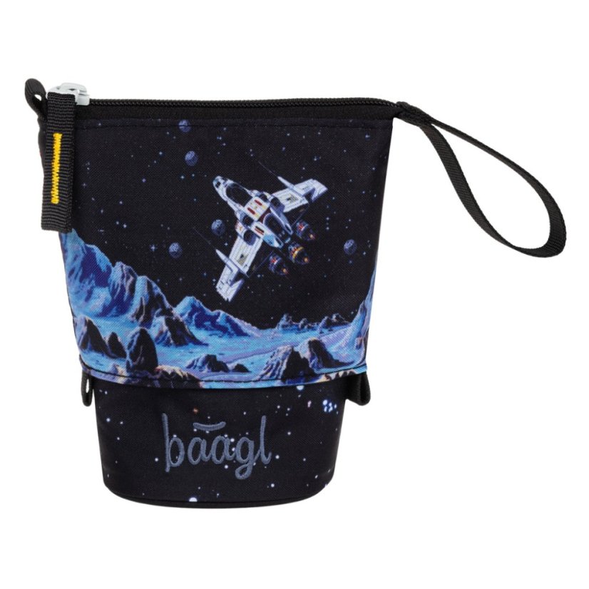 BAAGL Školní penál Pastelkovník Pixel Space GRS - Baagl
