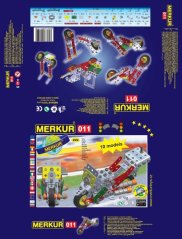 Stavebnice MERKUR 011 Motocykl 10 modelů 230 ks