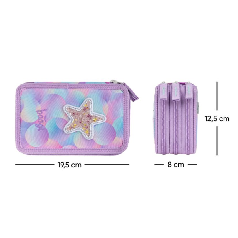 BAAGL Školní penál třípatrový Candy - Baagl