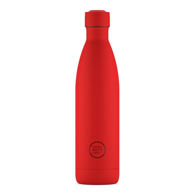 Nerezová termolahev COOL BOTTLES Vivid Red třívrstvá 750 ml