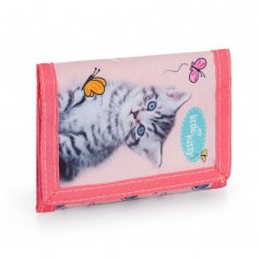 Dětská textilní peněženka Oxybag Kočka