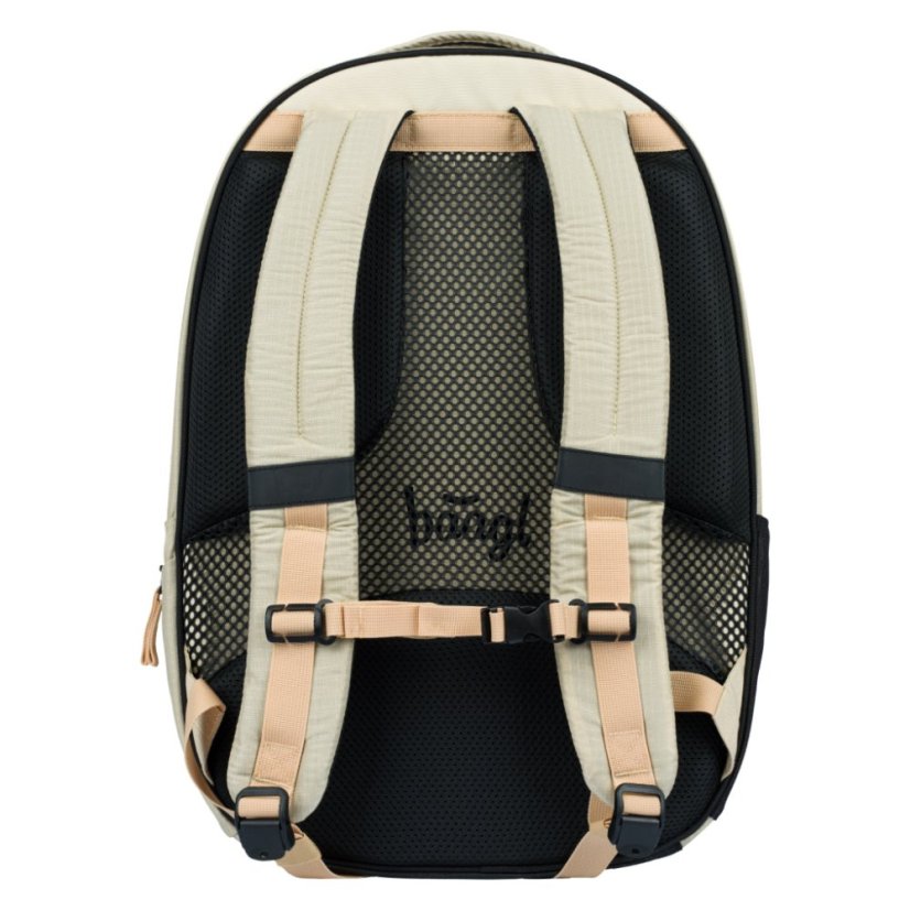 BAAGL 3 SET Coolmate Beige: batoh, penál, sáček - Baagl