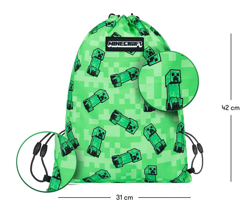 Sáček Baagl Minecraft Creeper