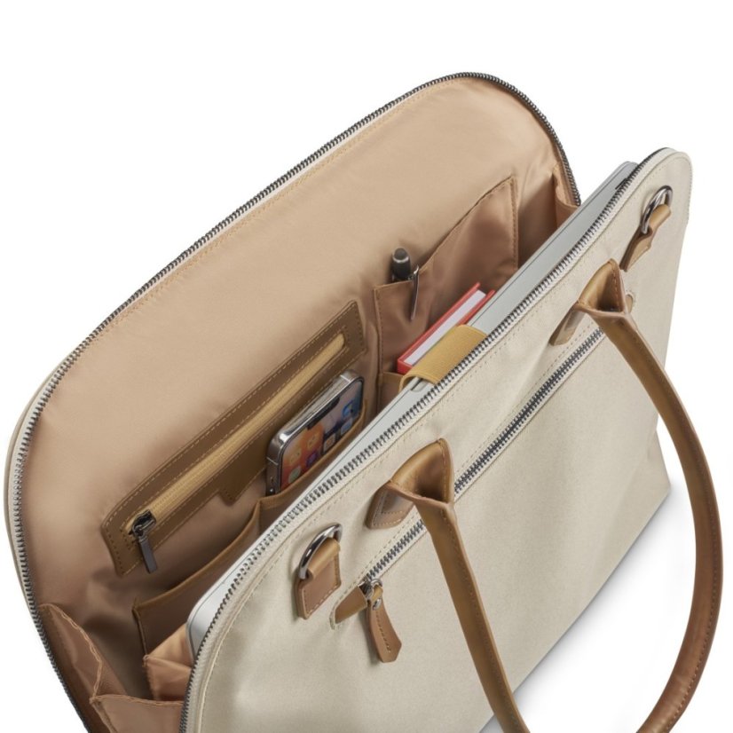 Kabelka na notebook Hama Fabulous béžová 15,6"