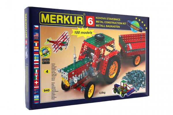Stavebnice Merkur 6 100 modelů 940 ks