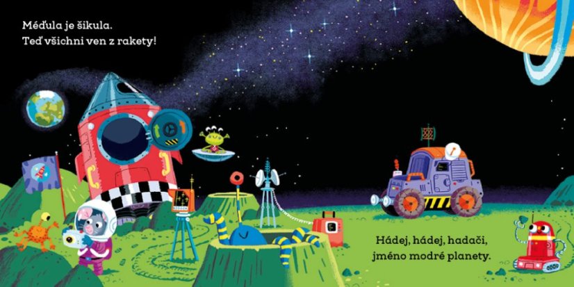 MÉĎULA ŠIKULA ASTRONAUTEM – Obrázky s pohyblivými prvky - Baagl