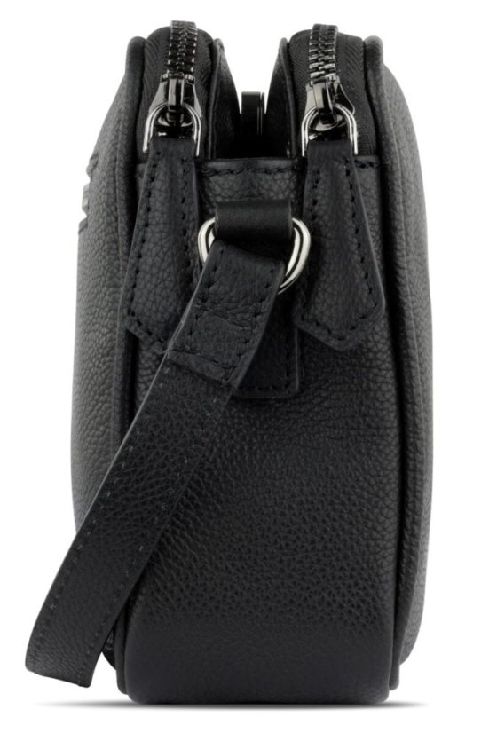 Dámská kožená crossbody kabelka Bugatti Bella černá