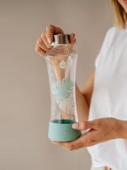 Láhev na pití Equa Squeeze Active Monstera 550 ml