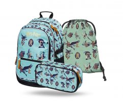 Školní batoh v setu Baagl Core Harry Potter Fantastická zvířata - 3 díly
