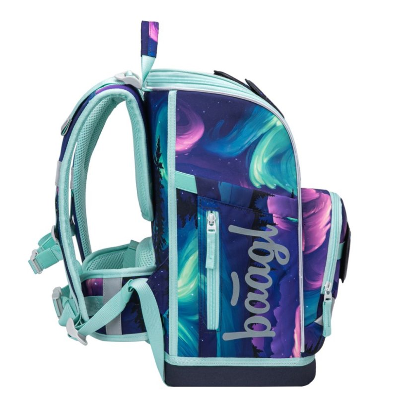 BAAGL SET 5 Zippy Plus Aurora: aktovka, penál, sáček, zástěra, peněženka GRS - Baagl