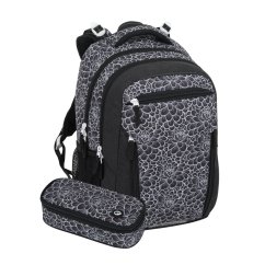 Bagmaster PORTO 25 A školský set – čierno-biely