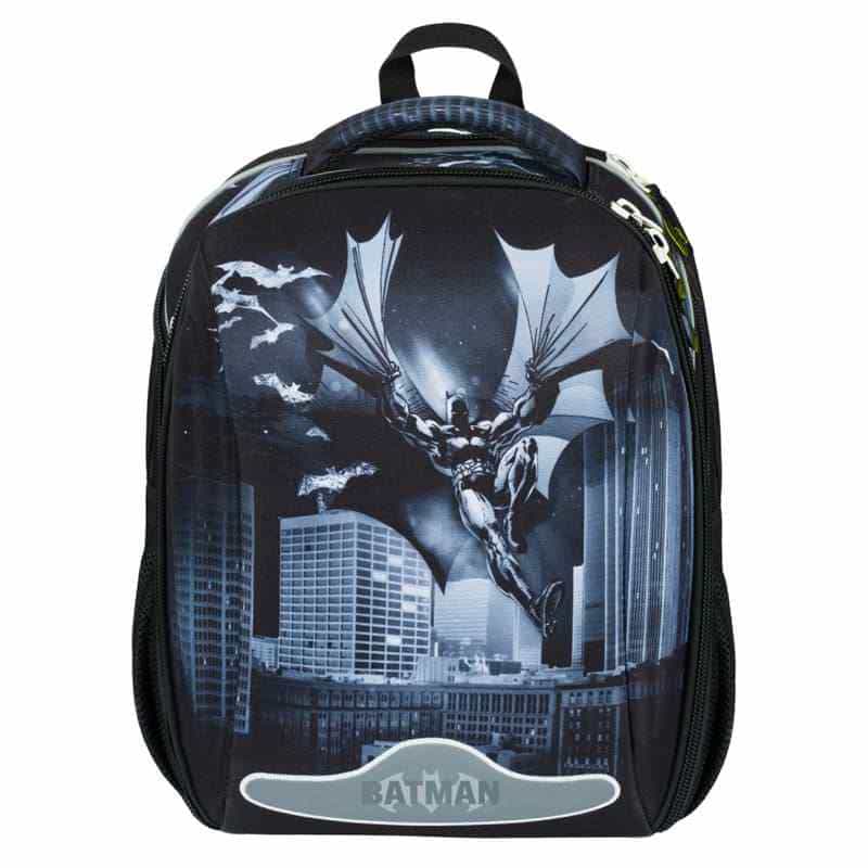 Školní aktovka v setu pro prvňáčky Baagl Shelly Batman Dark City - 3 díly