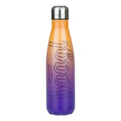 BAAGL Termoláhev s kovovým víčkem Gradient žluto-fialová, 500 ml - Baagl
