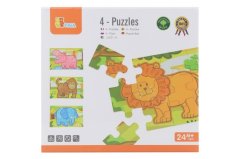 Dřevěné puzzle - džungle Viga