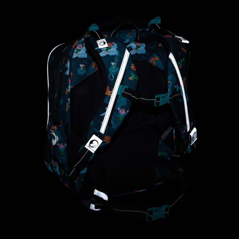 Bagmaster LUMI 24 E malý školní set pro prvňáčky – kostičkový svět - Bagmaster