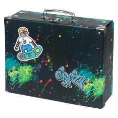 BAAGL Skladací školský kufrík Chill s kovaním - Baagl