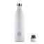 Nerezová termolahev COOL BOTTLES Mono White třívrstvá 750 ml