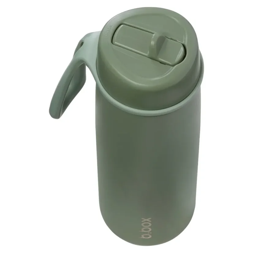 B.Box nerezová termofľaša so slamkou 690 ml - Olive