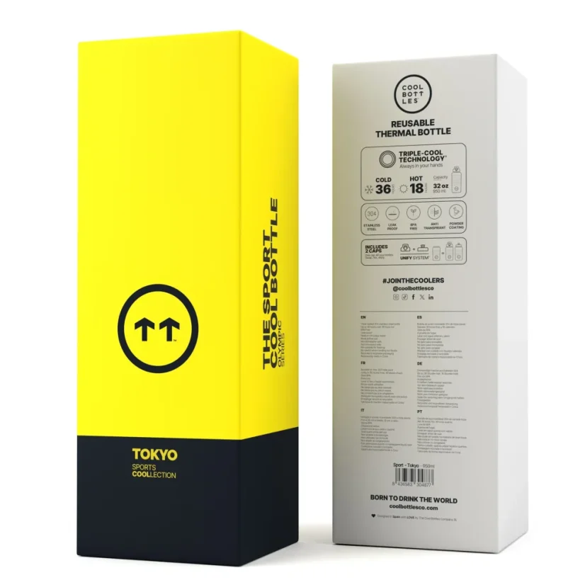 Nerezová termolahev Cool Bottles Sport Tokyo 950 ml
