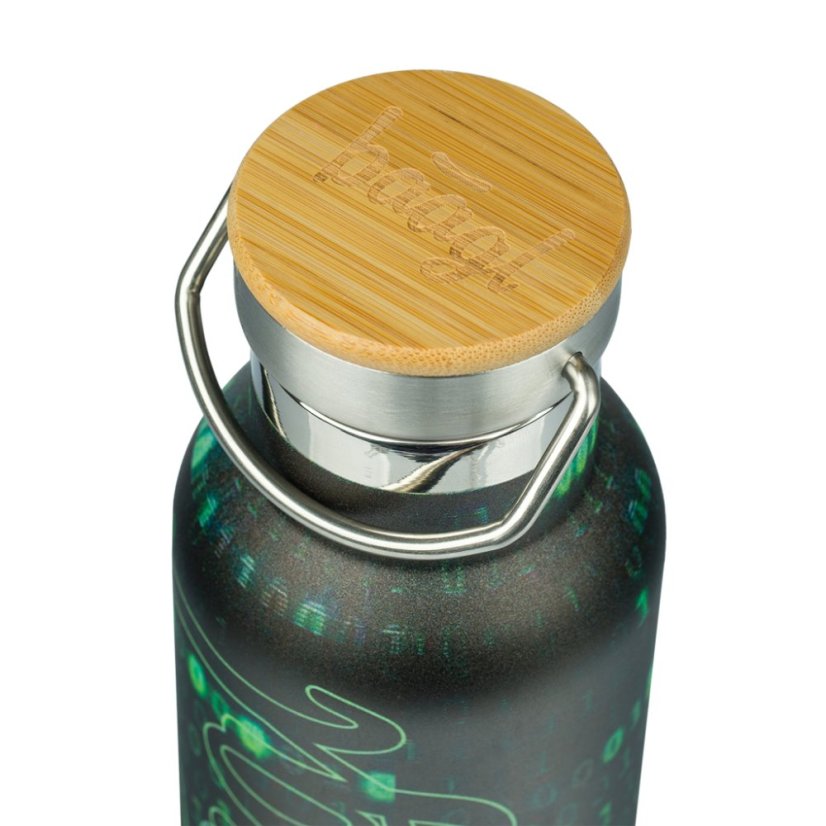 BAAGL Termoláhev s bambusovým víčkem Numbers, 500 ml - Baagl