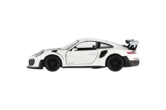 Porsche 911 GT2 RS – kovové autíčko Kinsmart 13 cm, bílé