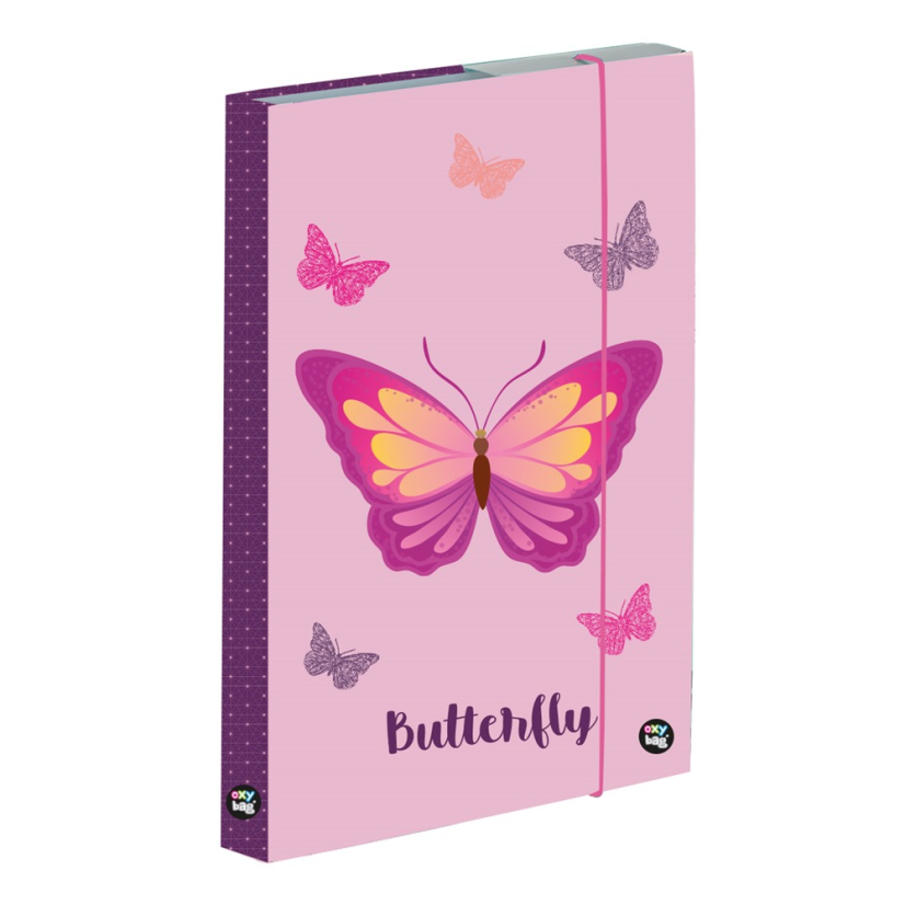 Box na sešity A4 Motýl - Oxybag (Karton P+P)