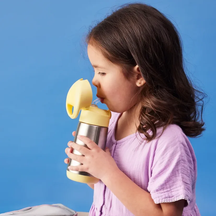 B.Box termoska na pití s brčkem 350 ml – Lemon Twist