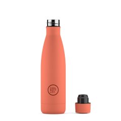Termo fľaša z nerezovej ocele COOL BOTTLES Pastel Coral trojvrstvová 500 ml