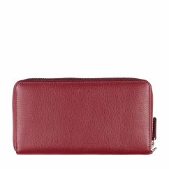 Dámska kožená peňaženka na zips Bugatti Lady Top červená