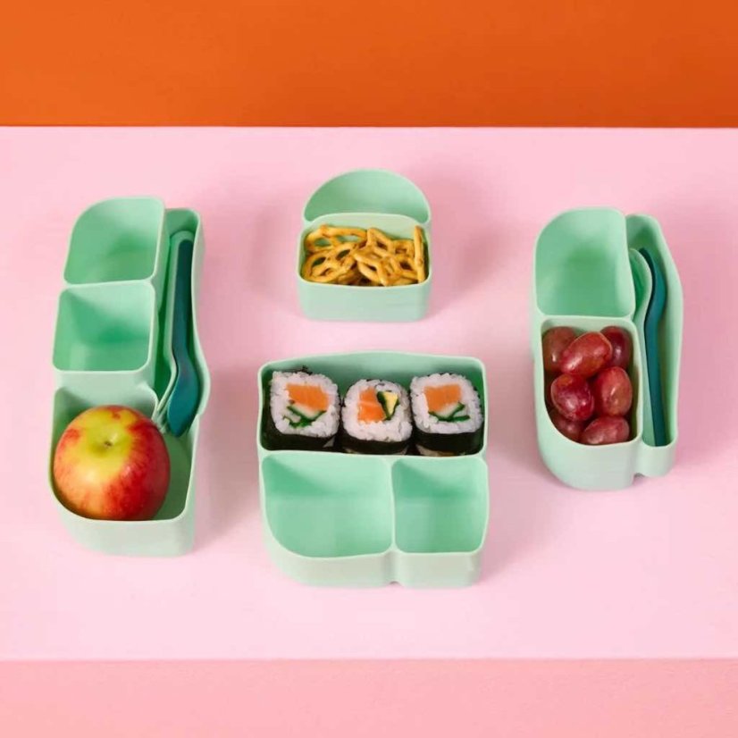 b.box Silikónový organizér do malého boxu Zelený