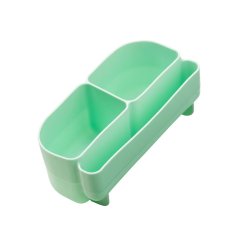 b.box Silikonový bento organizér do středního boxu Zelený
