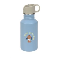 LÄSSIG Fľaša na pitie Stainless Steel Pattern Party Pes 500 ml