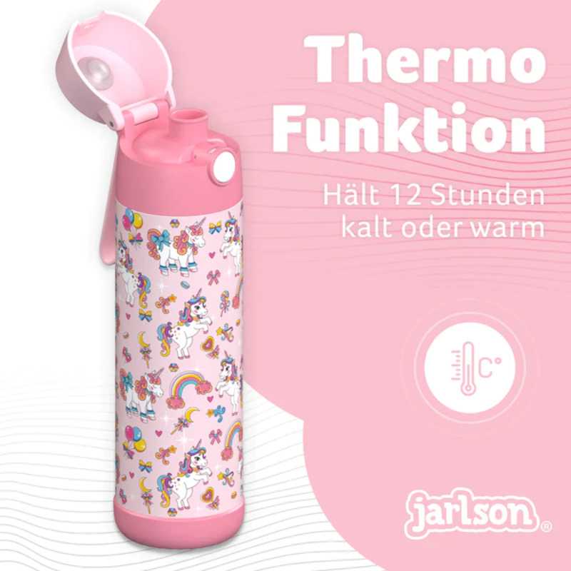 Dětská nerezová termoláhev na pití JARLSON MALI Unicorn 500 ml