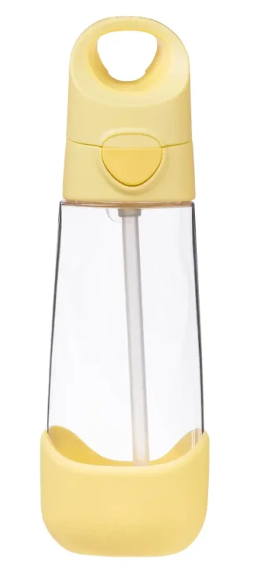 B.Box láhev na pití s brčkem 600 ml – Lemon Twist