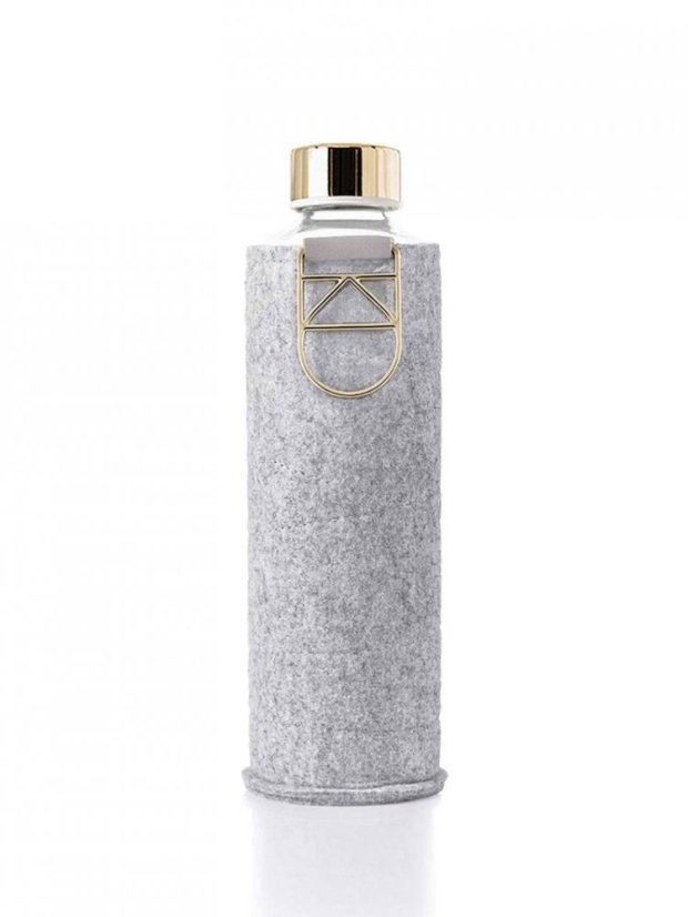Láhev na pití Equa Mismatch Gold 750 ml s plstěným obalem