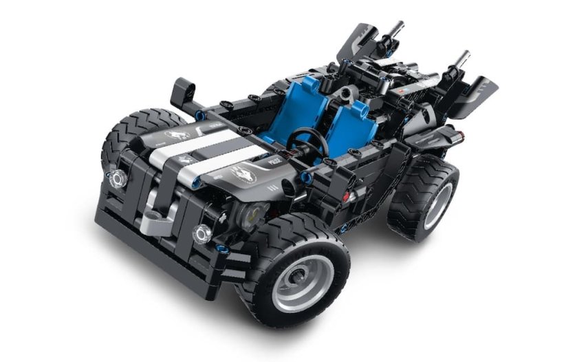 Stavebnice iM.MASTER terénní auto 2v1 plast 391 dílků