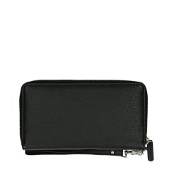 Dámska kožená peňaženka na zips Bugatti Lady Top black