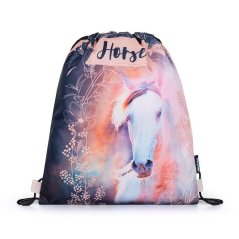 Sáček na cvičky Oxybag Kůň romantic růžový