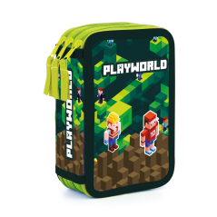 Trojposchodový školský peračník Oxybag Playworld