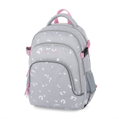 Studentský batoh OXY SCOOLER Grey geometric - Oxybag (Karton P+P)