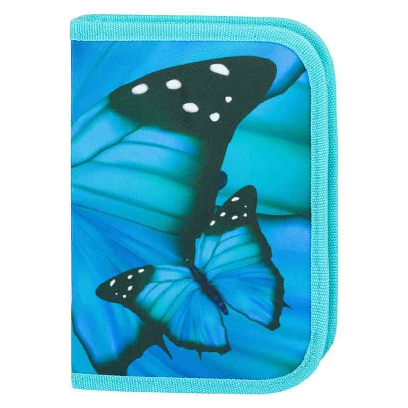 Školní penál Baagl klasik dvě chlopně Butterfly