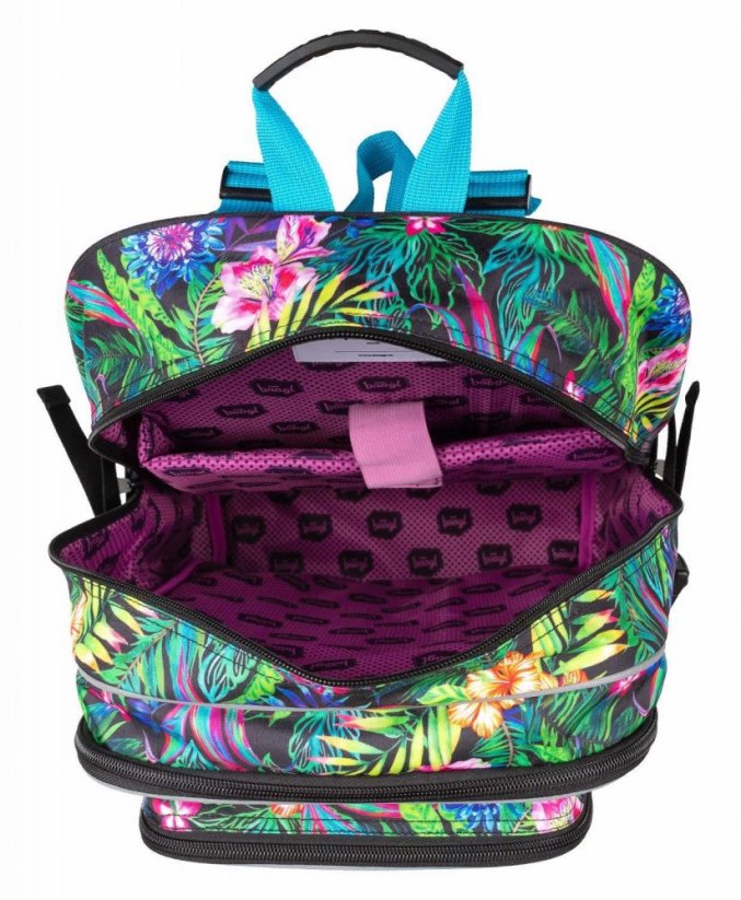 Školní batoh Baagl Cubic Tropical
