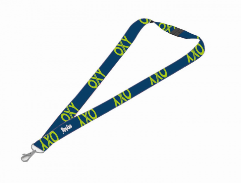 Klíčenka s karabinkou Oxybag OXY BLUE LINE Green